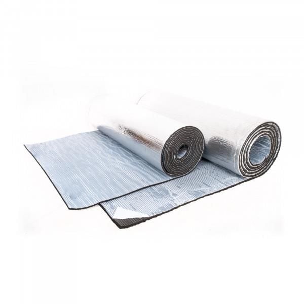 25 mm Alüminyumlu Yapışkanlı Flex Sünger İzole Kauçuk Levha  (En:1 mt Boy:1 mt)