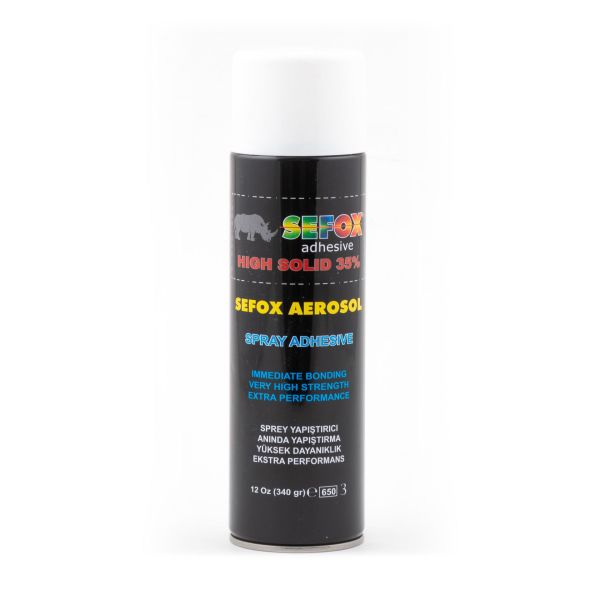 30 mm Akustik Sünger (En:1 Mt Boy:1 Mt) + Sefox Sprey Yapıştırıcı 340 Gr (1 Adet)