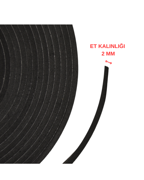 2 x 30 Mm Yapışkanlı Epdm Sünger Şerit  (100 Metre)