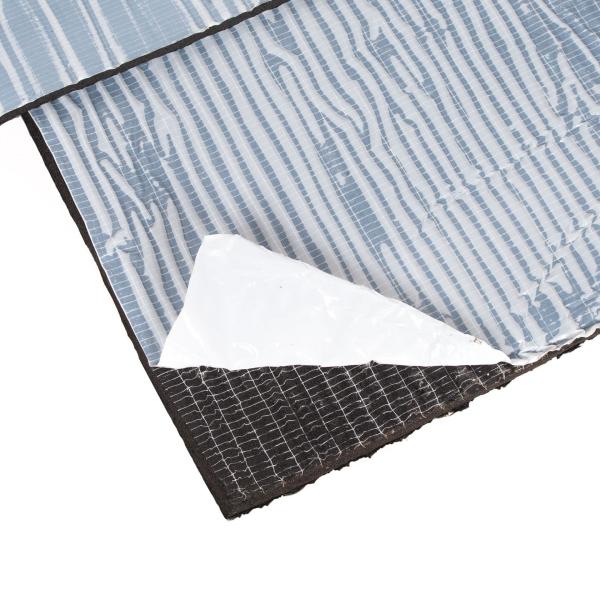 9 mm Alüminyumlu Yapışkanlı Sünger İzole Kauçuk Levha  (En:1 mt Boy:1 mt)