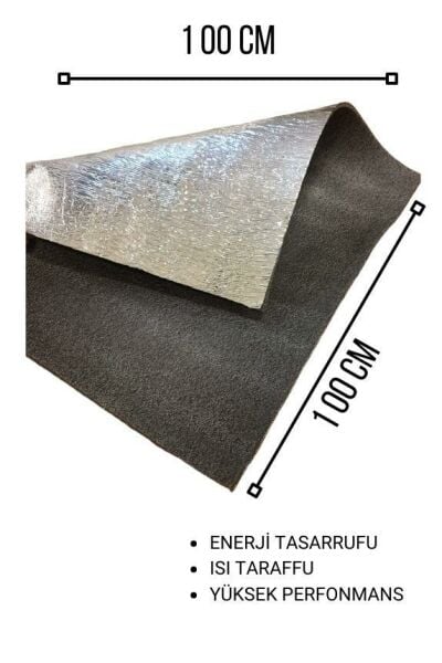 Alüminyum Kaplı Polietilen Sünger Levha 10 mm (En:1 Mt BOY:3 Mt)